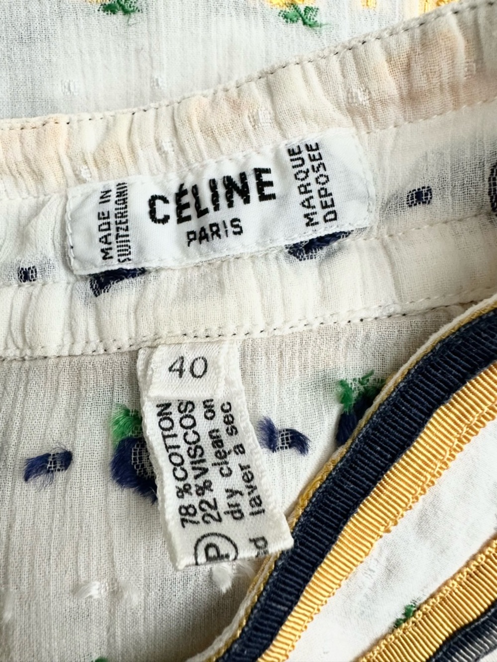 VTG CELINE top - Picture 7 of 9